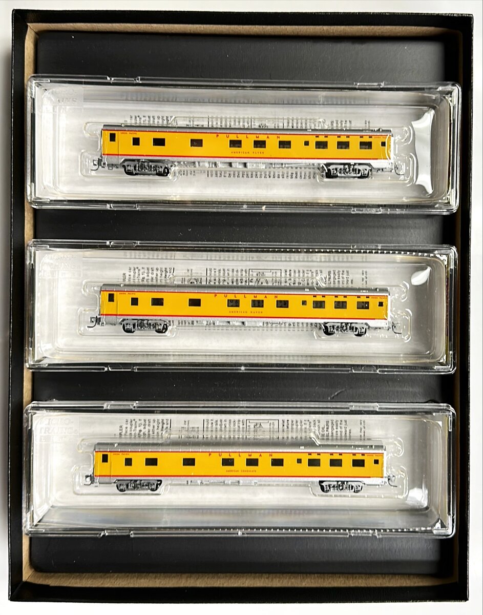 Micro-Trains 99400023 Z Union Pacific Lightweight Sleeper Car (Set of 3) LN/Box