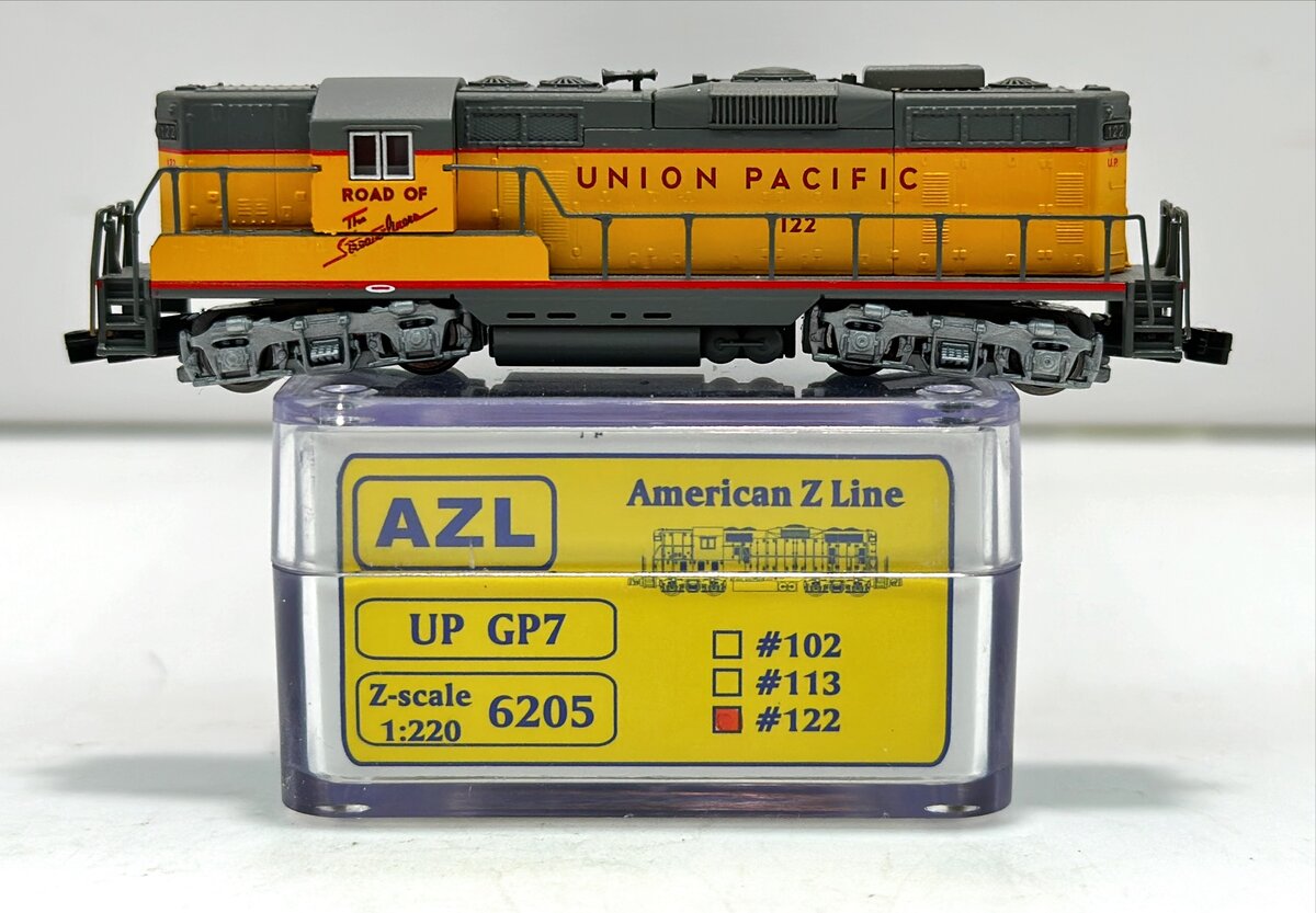 American Z-Line 6205-3 Z Union Pacific GP7 Diesel Locomotive #122 LN/Box