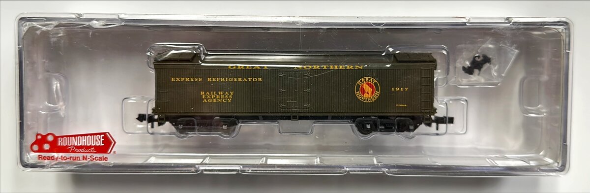Roundhouse 82903 N Great Northern/REA 50' Express Reefer #1917 LN/Box