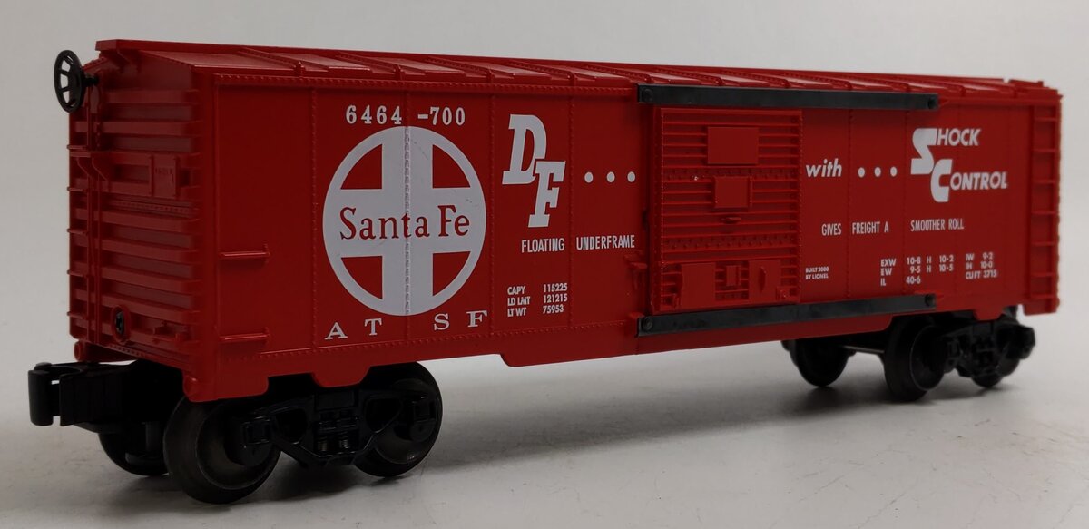 Lionel 6-29291 O Gauge AT&SF Shock Control Boxcar #6464-700 LN/Box