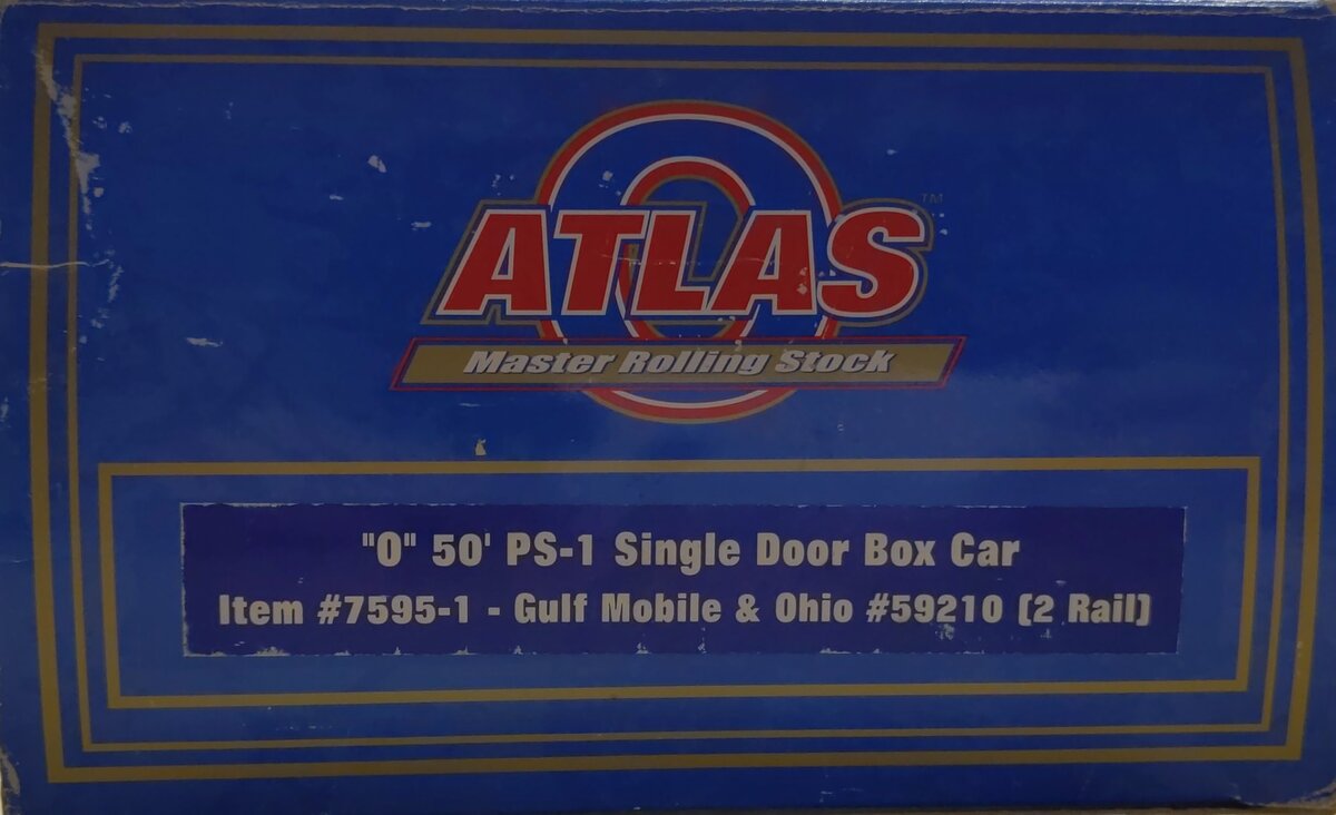 Atlas 7595-1 O Scale GMO 50' PS-1 Single Door Boxcar #59210 [2 Rail] LN/Box