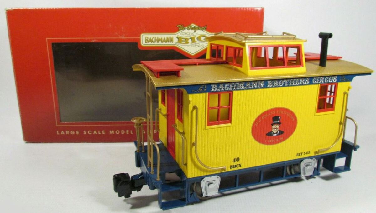 Bachmann 98385 G Scale Bachmann Brothers Circus Caboose #40