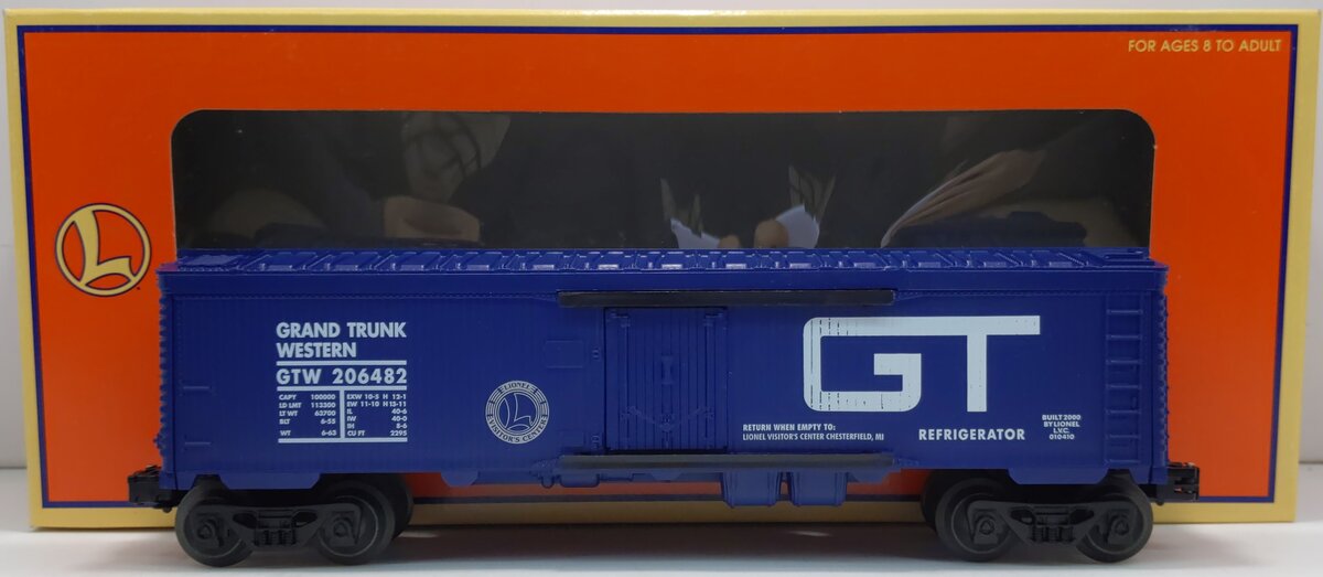 Lionel 6-26108 Grand Trunk Western Reefer NIB