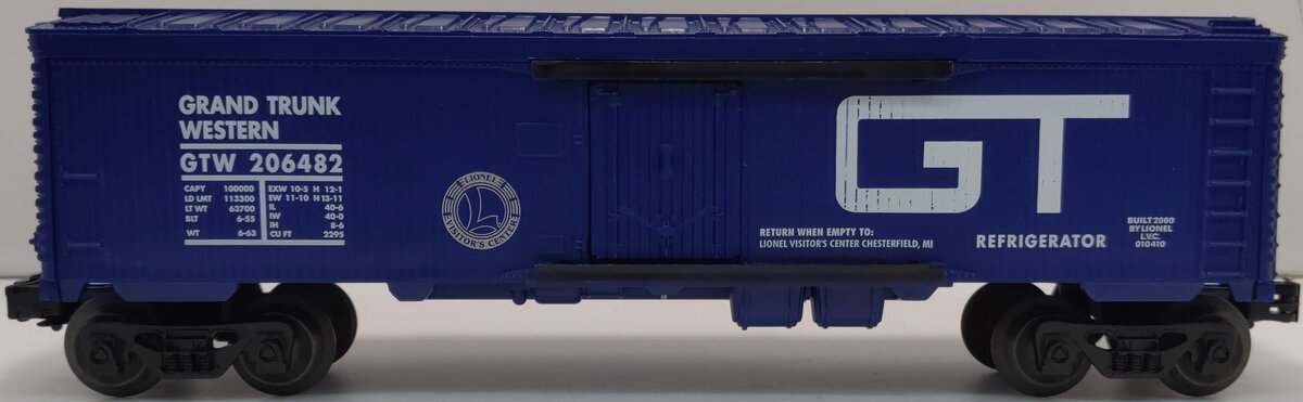 Lionel 6-26108 Grand Trunk Western Reefer NIB
