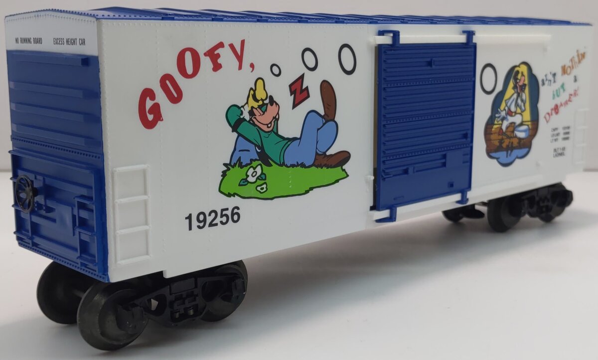 Lionel 6-19256 O Gauge Disney Goofy Hi-Cube Boxcar LN/Box