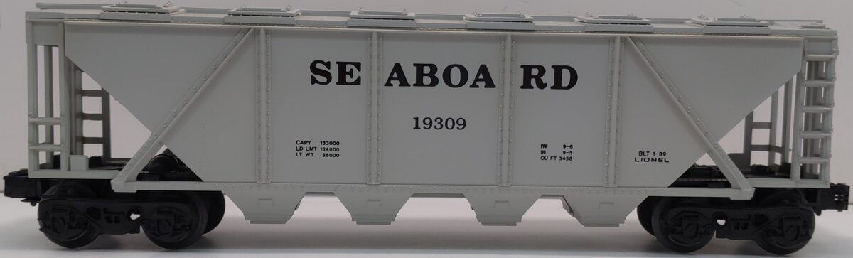 Lionel 6-19309 O Gauge Seaboard Quad Covered Hopper LN/Box