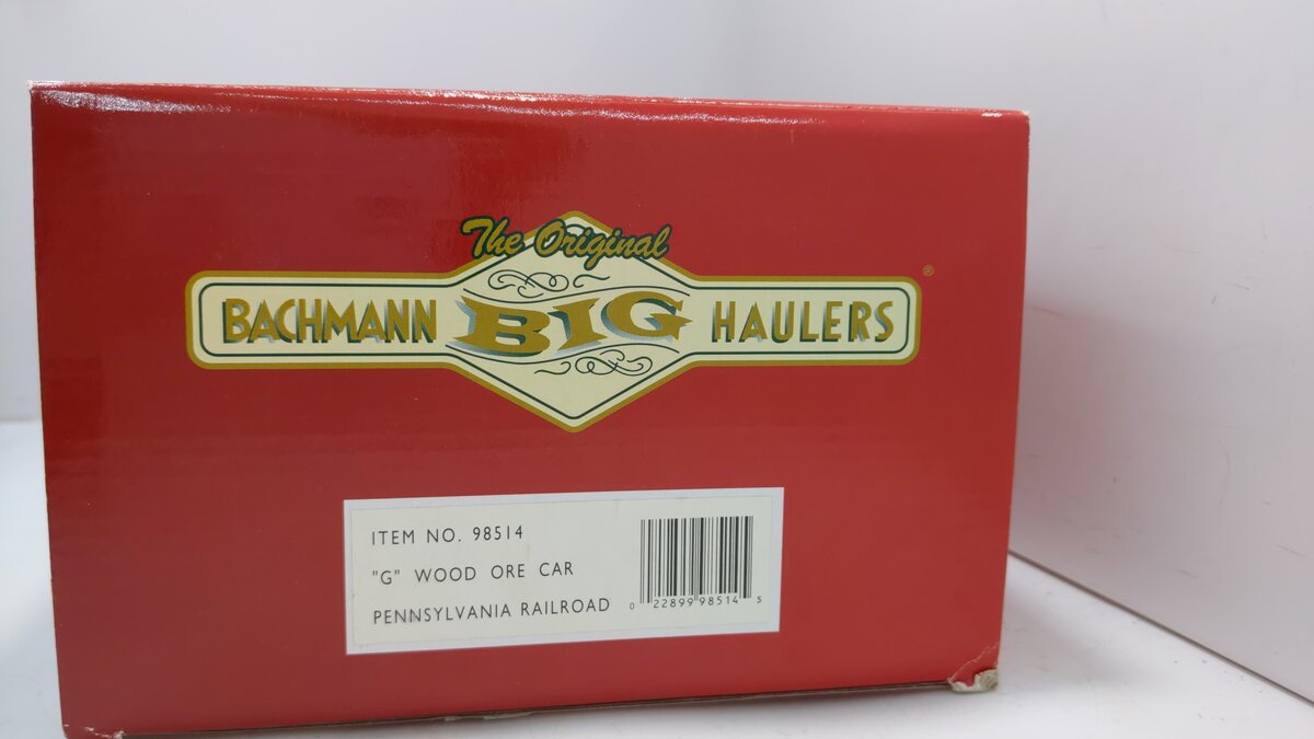 Bachmann 98514 G Pennsylvania Wood Ore Hopper Car #417 w/Metal Wheels