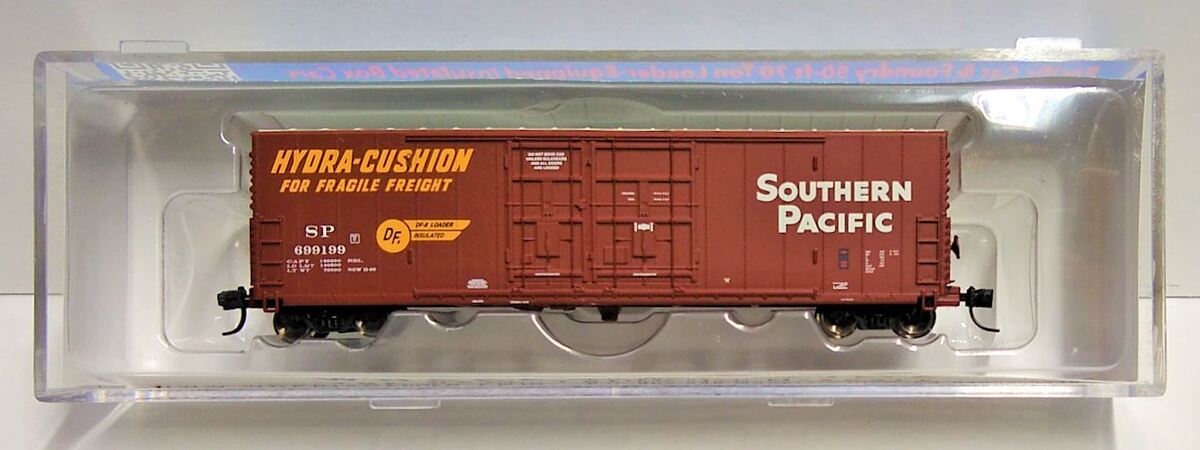 Wheels of Time 61021 N Scale Southern Pacific Hydra-Cushion Boxcar #699199 LN/Box