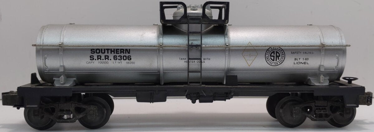 Lionel 6-6306 O Gauge FARR Southern Single-Dome Tank Car #6306 LN/Box