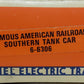 Lionel 6-6306 O Gauge FARR Southern Single-Dome Tank Car #6306 LN/Box