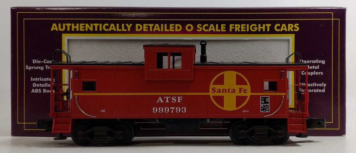 MTH 20-9105 O Gauge Santa Fe Extended Vision Caboose #999793 LN/Box