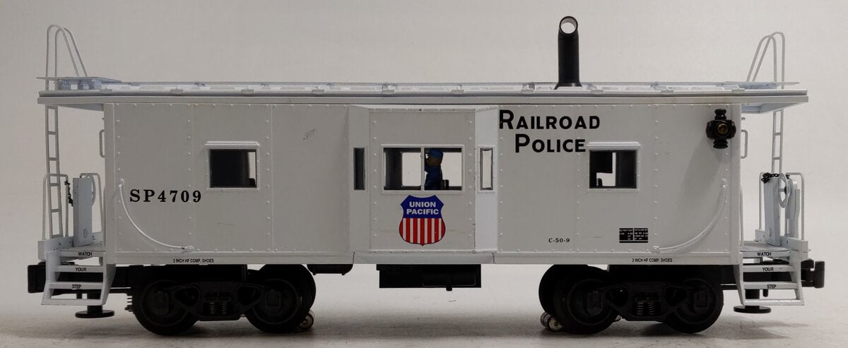 K-Line K612-2113 O Gauge Union Pacific Police Smoking Bay Window Caboose #4709 NIB
