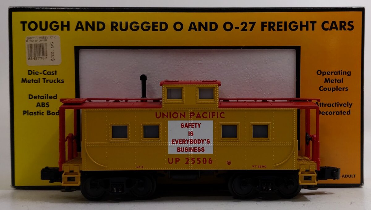 MTH 30-7767 O Gauge Union Pacific Steel Caboose #25506 LN/Box