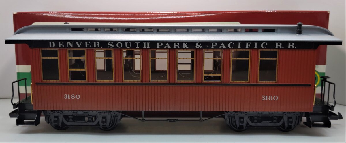 LGB 3180 G Scale Denver, South Park & Pacific Passenger Car EX/Box