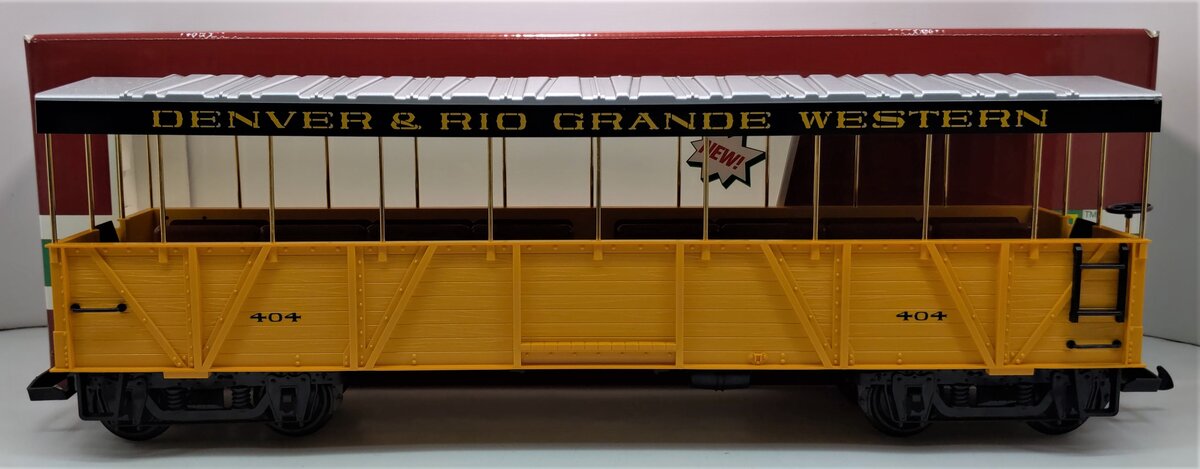 LGB 30260 G Scale Denver & Rio Grande Western Covered Passenger Car #404 LN/Box