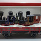 LGB 42100 G 1997 Christmas Flatcar w/4 Mini Trains Load LN/Box