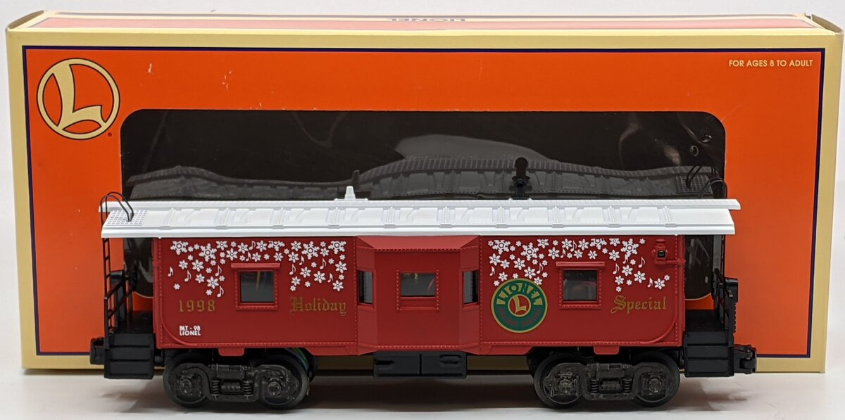 Lionel 6-19750 1998 Holiday Music Bay Window Caboose LN/Box