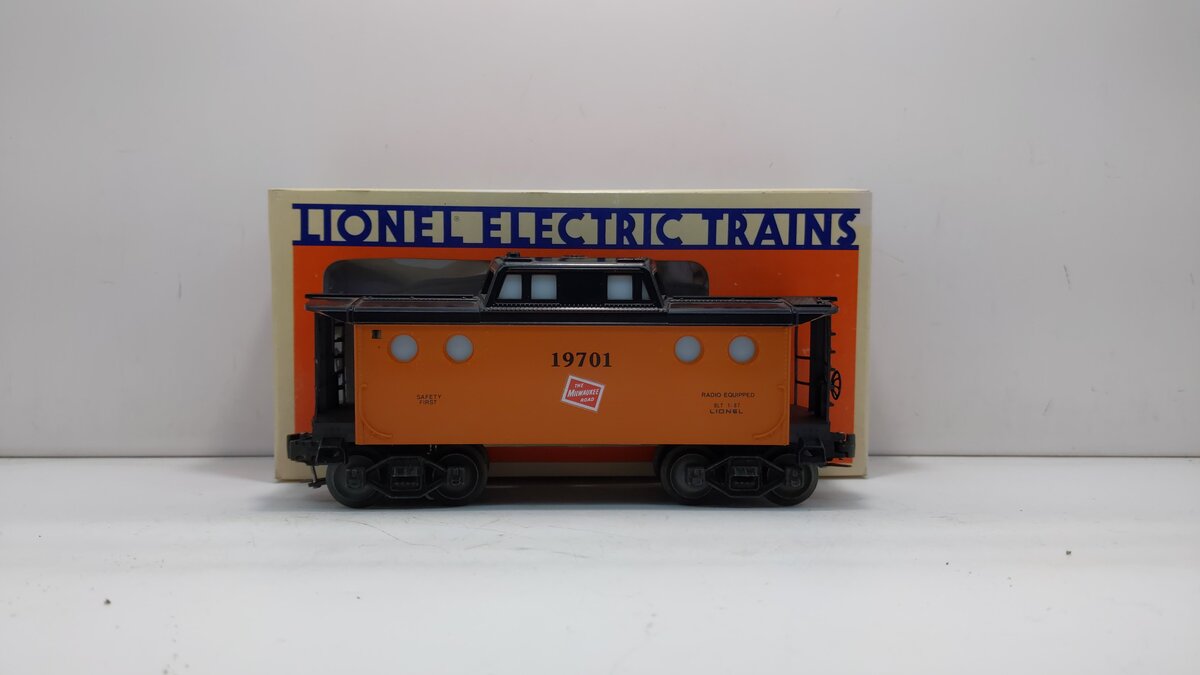 Lionel 6-19701 O Gauge Milwaukee Road N5C Porthole Caboose #19701 EX/Box