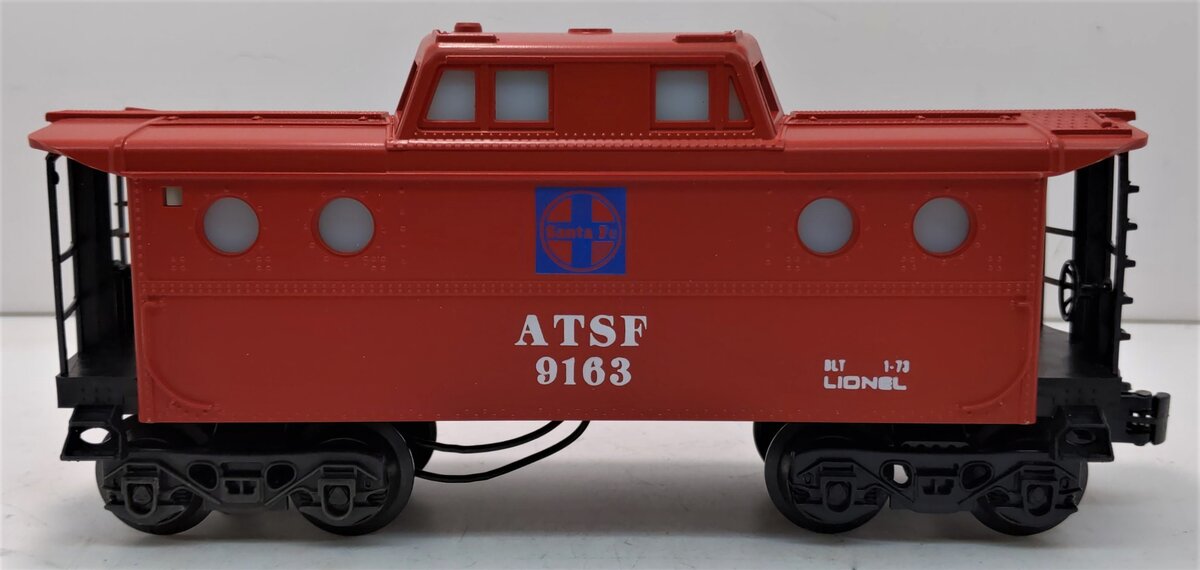 Lionel 6-9163 O Gauge AT&SF N5C Lighted Porthole Caboose