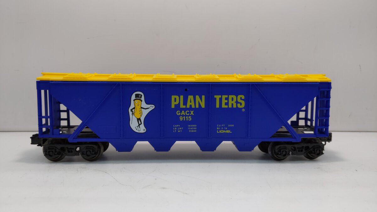 Lionel 6-9115 O Gauge Planters 4-Bay Billboard Hopper LN/Box
