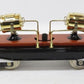 MTH 10-1075 Standard Gauge 220 Black & Terra Cotta Searchlight Car w Brass Trim LN/Box