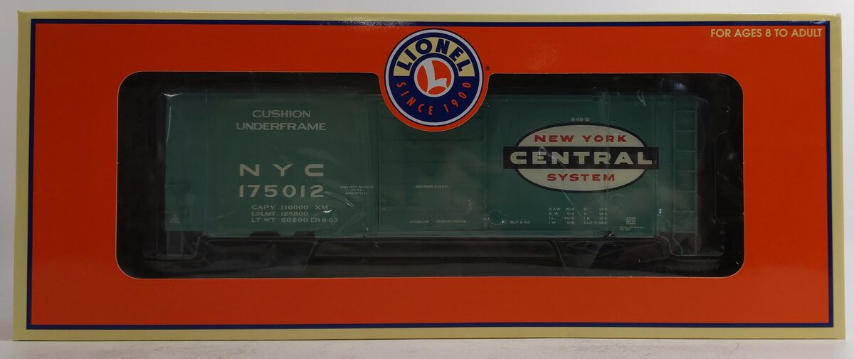 Lionel 6-17288 O Gauge New York Central PS-1 Box Car #175012 LN/Box