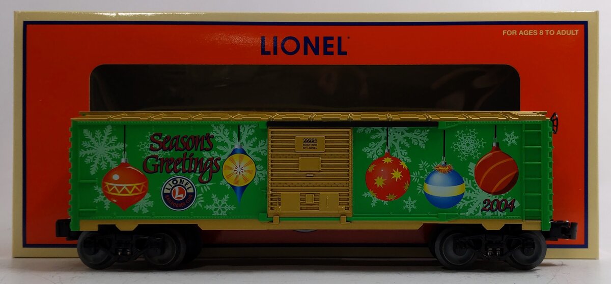 Lionel 6-39264 O Gauge LRRC 2004 Holiday Boxcar LN/Box