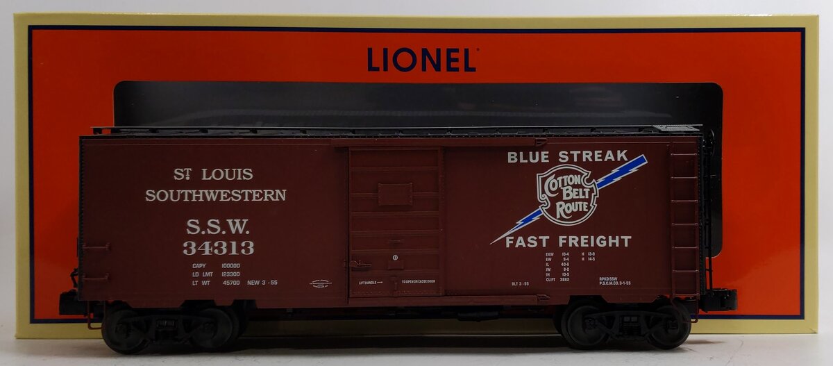 Lionel 6-58547 O Gauge TCA Convention 2013 Cotton Belt PS-1 Boxcar #34313 LN/Box