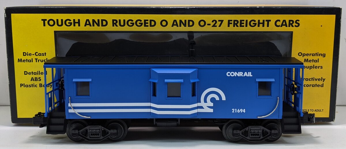 MTH 30-7717 O Gauge Conrail Bay Window Caboose #21694 LN/Box