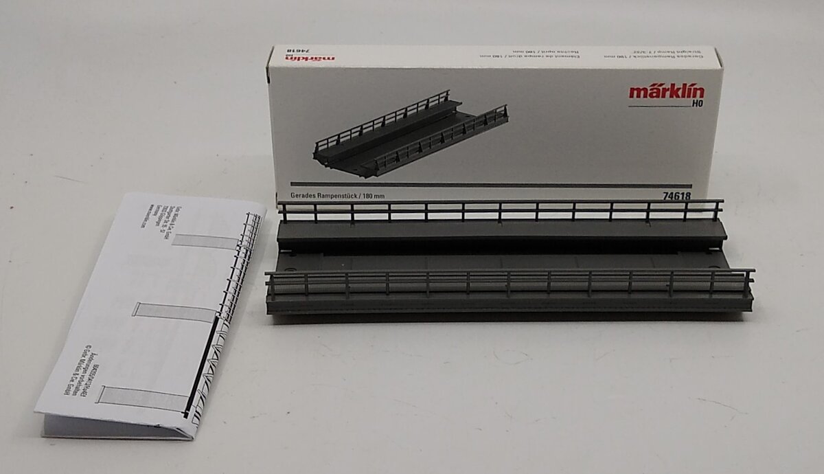 Marklin 74618 HO Scale Straight Ramp LN/Box