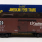 American Flyer 6-48358 S Scale Santa Fe Boxcar #272197 NIB