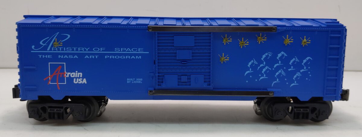 Lionel 6-52227 O Gauge Illuminated Artrain Artistry of Space Boxcar LN/Box