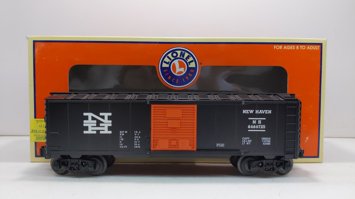 Lionel 6-39204 O Gauge New Haven Boxcar #6464-725 LN/Box