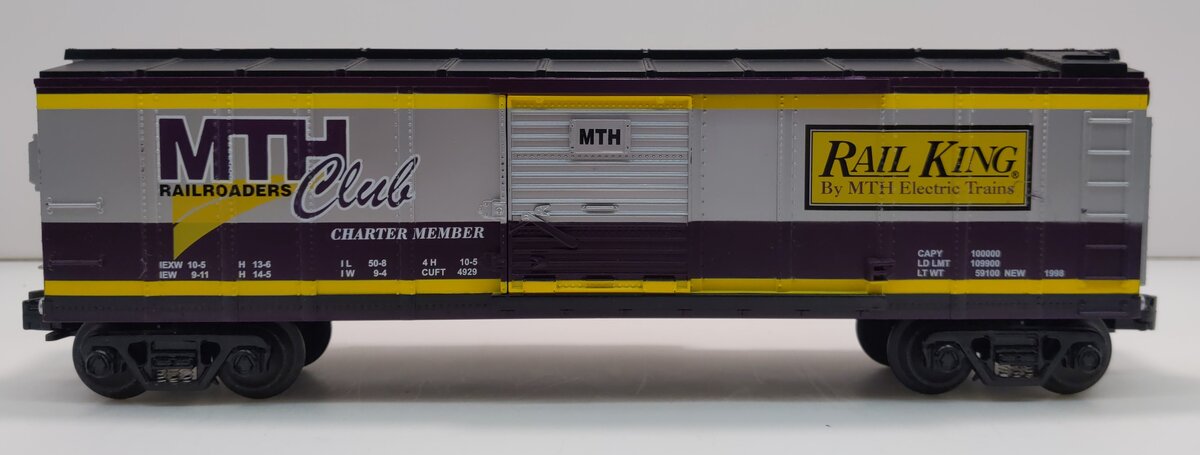 MTH 30-7423 O Gauge MTH 1998 Club Box Car LN/Box