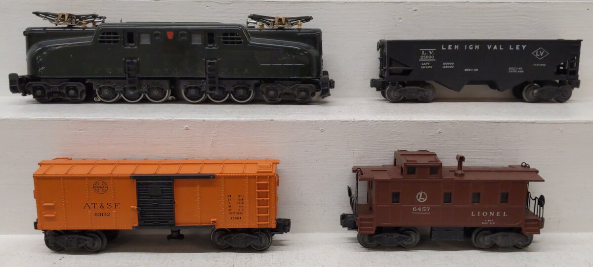 Lionel 2139W Vintage O 2332 1949 GG-1 Set w/2332, 6456, 3464, 6457 VG/Box