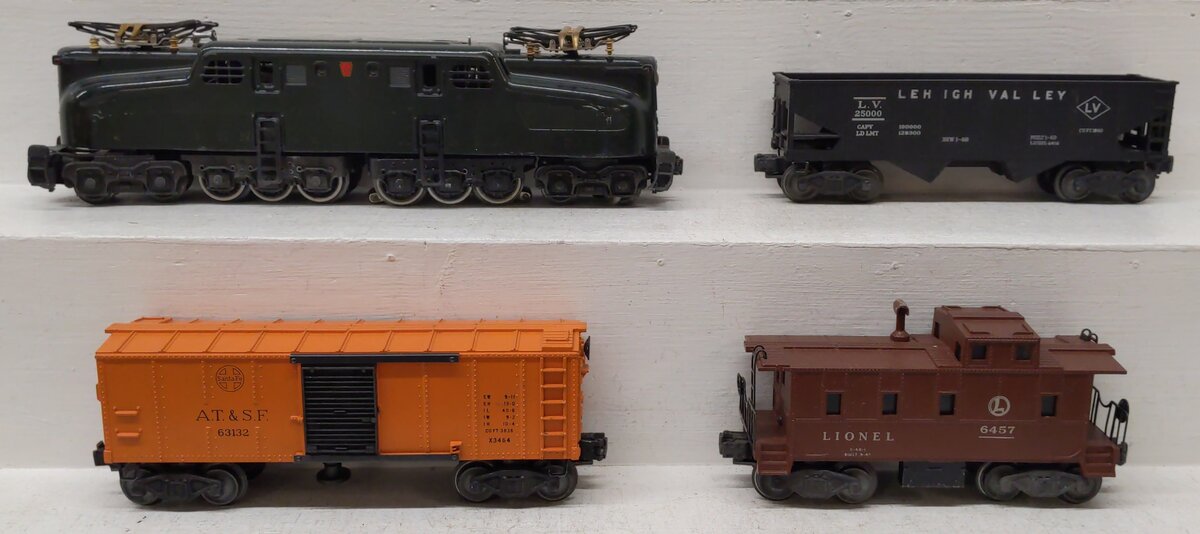 Lionel 2139W Vintage O 2332 1949 GG-1 Set w/2332, 6456, 3464, 6457 VG/Box