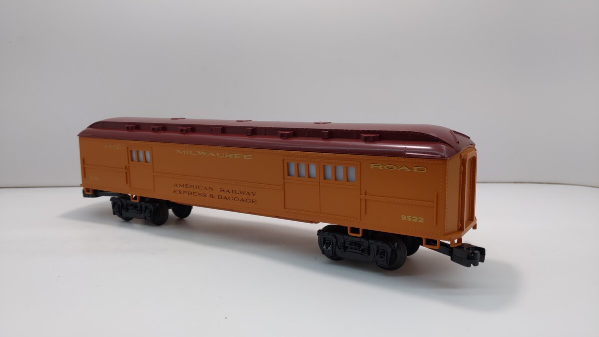 Lionel 6-9522 O Gauge Milwaukee Road Baggage Car #9522 LN/Box