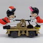 Lionel 6-18433 O Gauge Mickey & Minnie Christmas Operating Handcar LN/Box