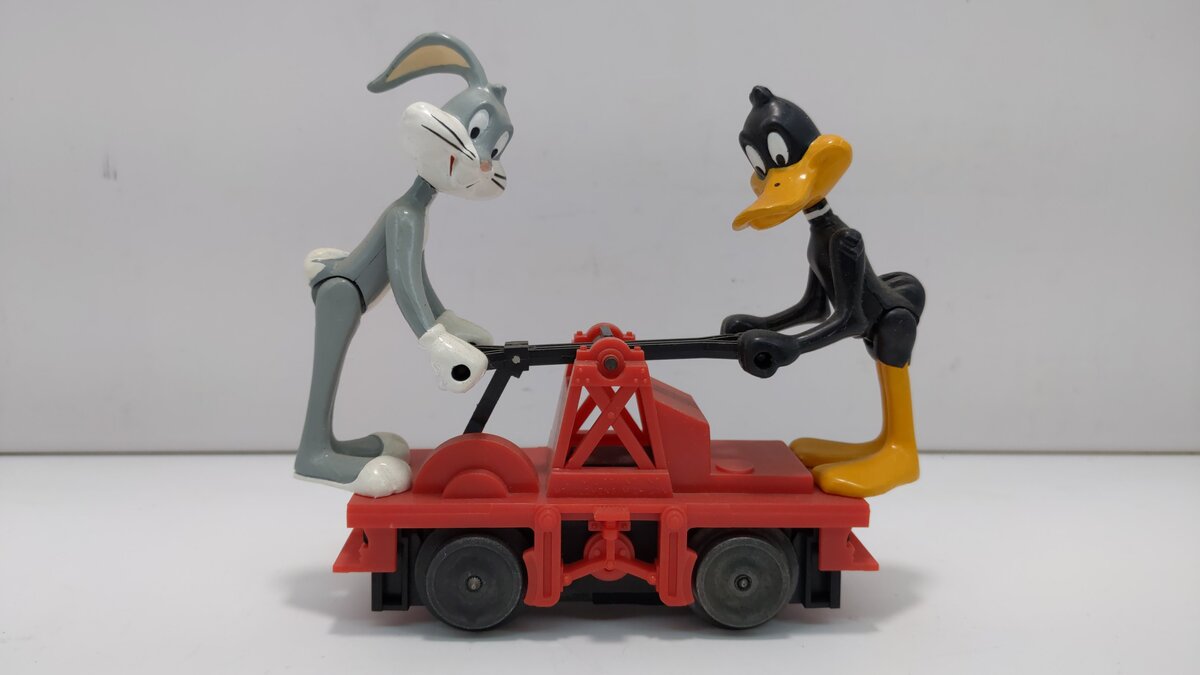 Lionel 6-18416 O Gauge Bugs Bunny & Daffy Duck Operating Handcar LN/Box