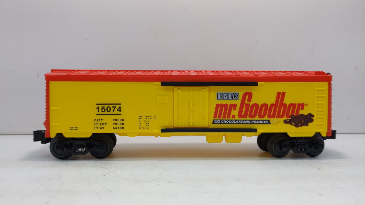 Lionel 6-15074 O Hershey's Mr. Goodbar Wood-Sided Reefer