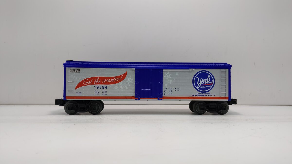 Lionel 6-19594 O Hershey's York Peppermint Patty Woodside Reefer LN/Box