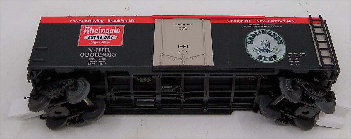MTH 20-94287 O Gauge Rheingold Gablinger's Beer Reefer #02092013 LN/Box