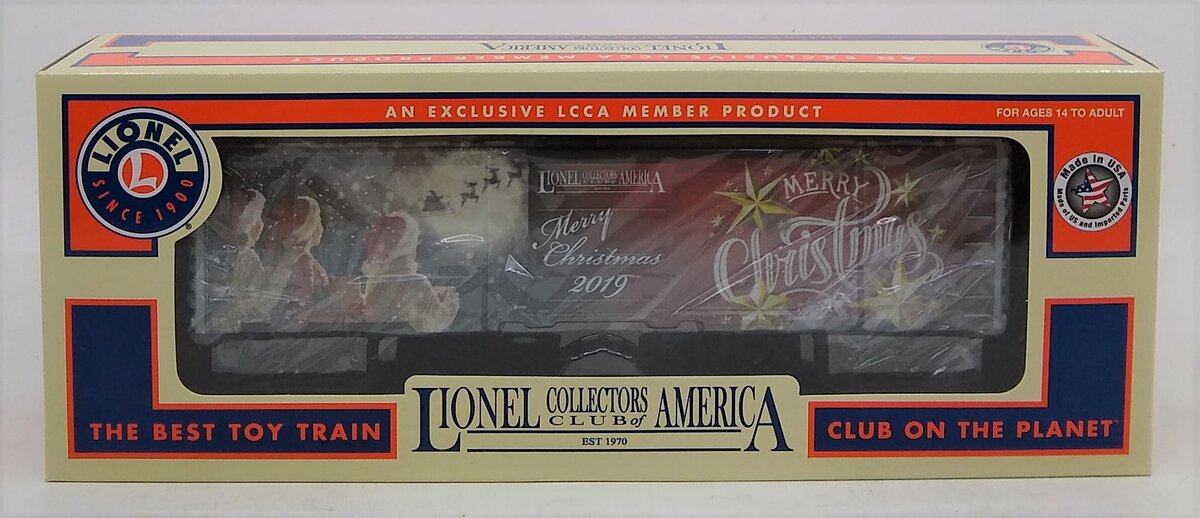 Lionel 1901420 LCCA Christmas Boxcar 2019 NIB