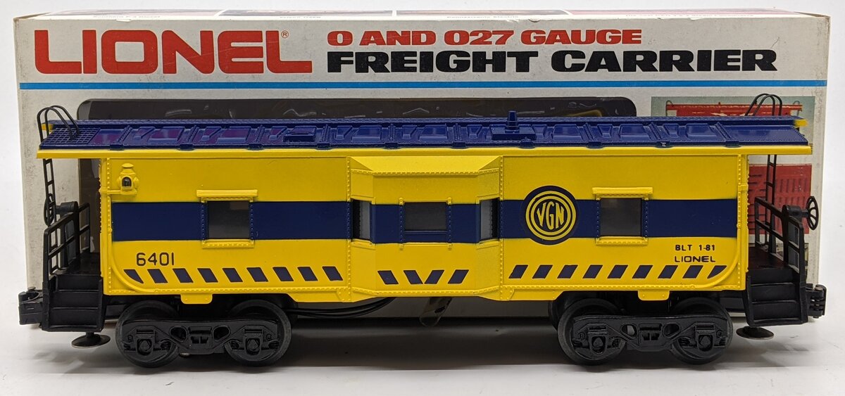 Lionel 6-6401 O Gauge Virginian Bay-Window Caboose #6401 NIB