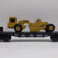 Lionel 6-16954 O Gauge New York Central Flatcar with ERTL Scraper #6424 LN/Box
