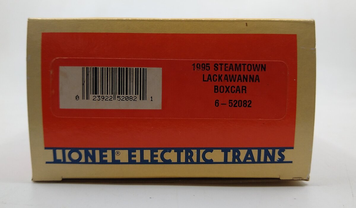 Lionel 6-52082 O Gauge Steamtown Lackawanna Boxcar LN/Box