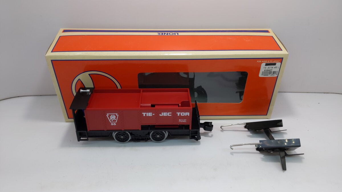 Lionel 6-18427 O Gauge Tie-Jector Operating Car #55 LN/Box
