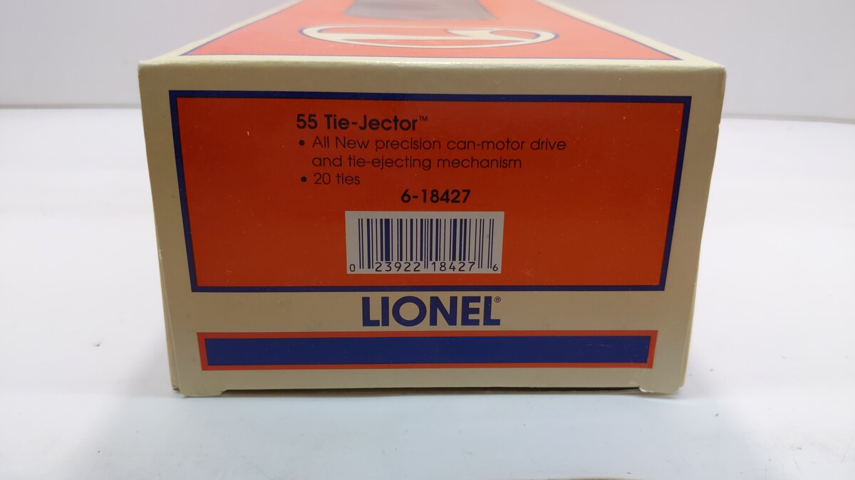 Lionel 6-18427 O Gauge Tie-Jector Operating Car #55 LN/Box
