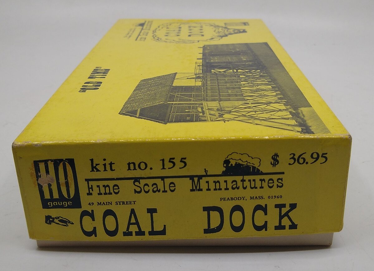 Fine Scale Miniatures 155 HO Scale Coal Dock Building Kit LN/Box