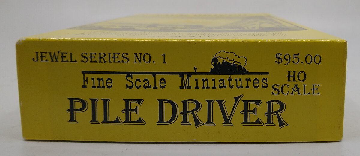 Fine Scale Miniatures 1 Jewell Series No. 1 HO Scale Pile Driver Craftsman Kit NIB